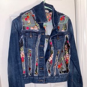 Floral Jean Jacket